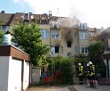 Brand Wohnung mit Menschenrettung Koeln Vingst Ostheimerstr  P010